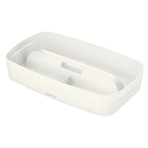 MyBox Organizer con impugnatura piccolo, bianco,