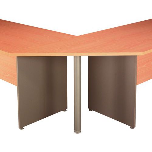 Ripiano angolare 90° grigio chiaro,