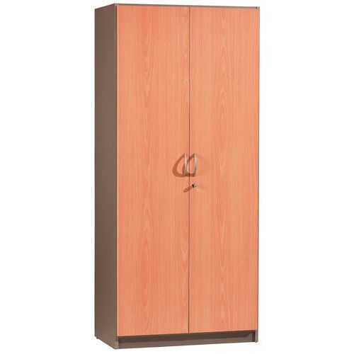 Armadio Alto Basik 4 Ripiani L80Xh180 cm - Alluminio,