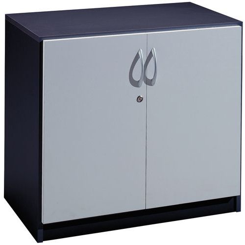 Armadio Basso Basik 2 Ante+1 Ripiano 80X72 AIR/ANTHRACITE,