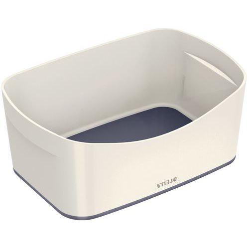 Contenitore di stoccaggio MyBox, bianco/grigio,