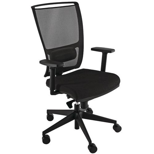 Poltrona operati classe1 ZOE Senza poggiatesta Nero,