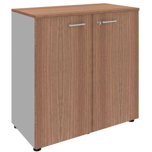 armadio con ante battenti - Altezza 90 - Noce,