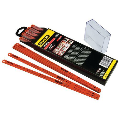 Set di lame per sega per metalli rubino HSS molibdeno 8-10-12 denti,