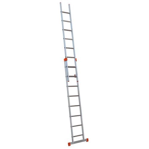 Scala a sfilo manuale 2x8 con barra stabilizzatrice,
