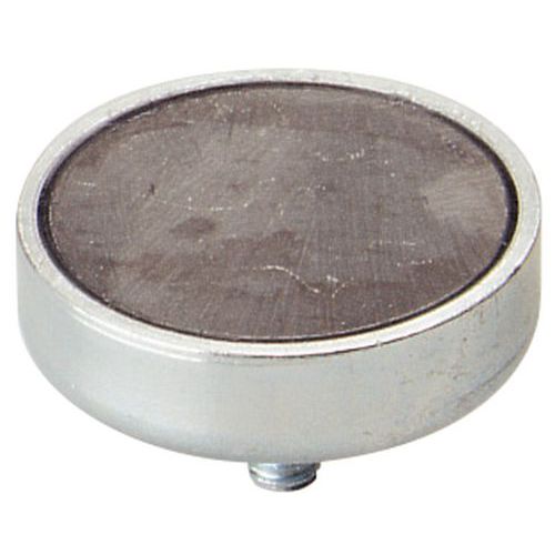 Blocco in ferrite diametro 20 con asta filettata M3,