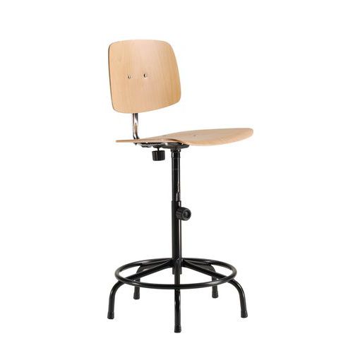 Sgabello da officina alto Ass H Min:65 Ass H Max:77,