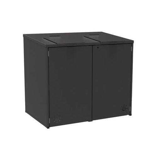 Box contenitore 2 bidoni OM Antracite,