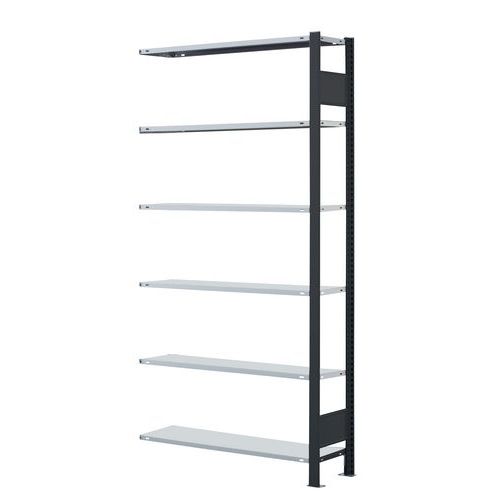 Scaffalatura successiva 1 lato Aristo-Clip 2000x300x750 nero,