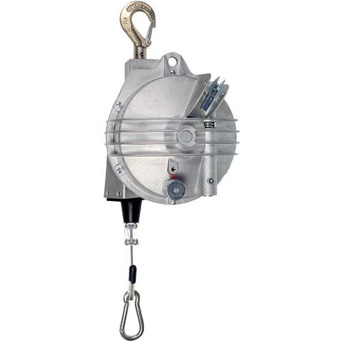 Equilibratore con arresto manuale, peso 11,5 kg, capacità minima 25 kg,