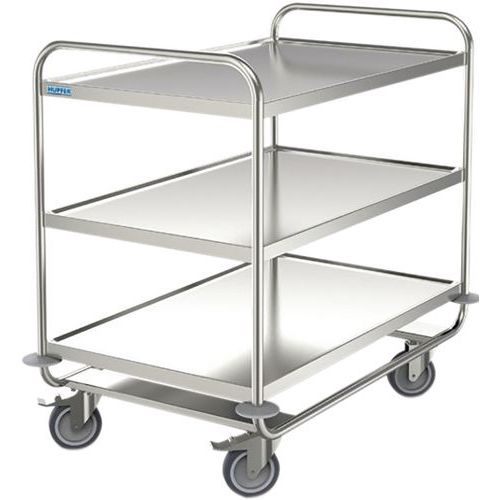 Carrello 3 ripiani inox 1000 x 600 - Portata = 200 kg,