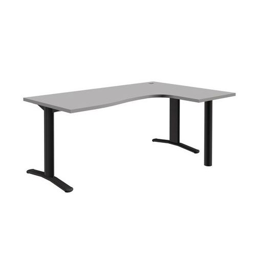 Postazione compatta Pure 160 estensione sinistra grigio/antracite,