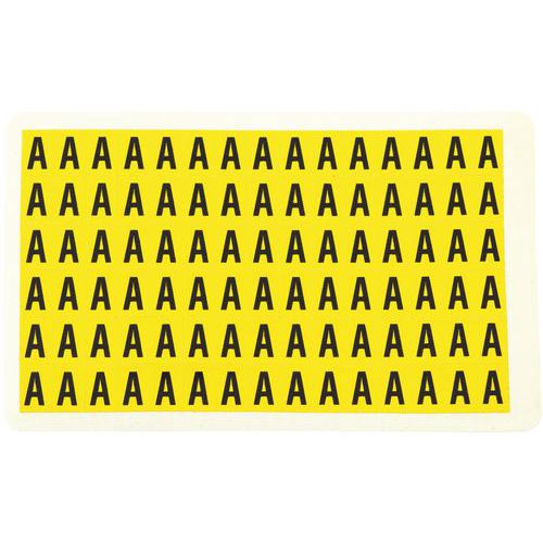 Set di 26 lettere dalla A alla Z da 8,5x12,5 mm - Manutan,