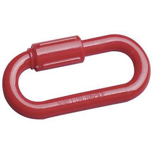 Moschettone Rosso D=10 mm,