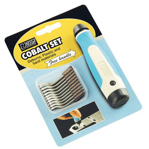 Set Di Porta-Lama Con Lame Al cobalto,