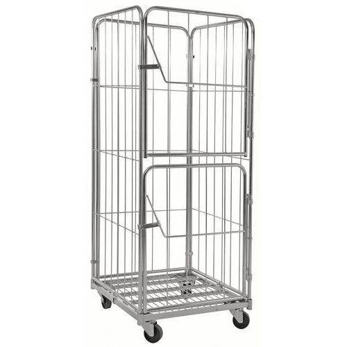 Roll-container 3 sponde L.720 x l.800 - Capacità 400 kg,