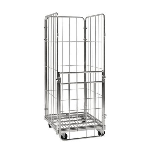 Roll-container 3 sponde L.800 x l.1200 - Capacità 400 kg,