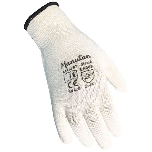 Guanti movimentazione cotone T9 bianco,