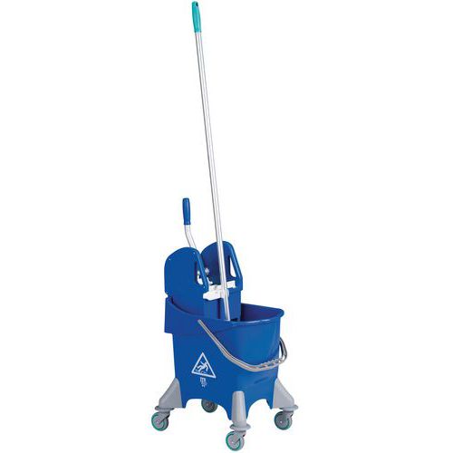 Secchio Da 30 L Con Pressa Blu 51 X 45 X 93 cm,