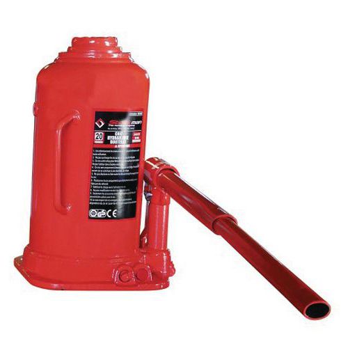 Cric Bottiglia Idraulico 12 Tonnellate - Per Officina E Lavori Pesanti, Corsa 500 Mm