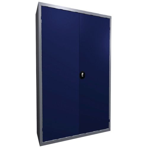 Armadio ante batt Acial L120cm H198cm 1359 grigio/blu,