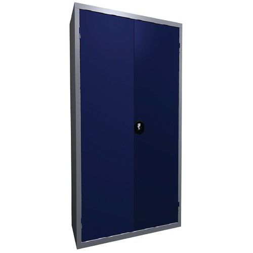 Armadio ante battenti Acial L100cm H198 1359 grigio/blu,