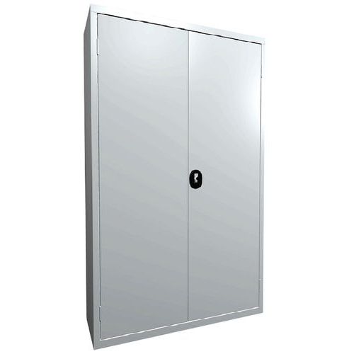 Armadio ante battenti Acial L120cm H198cm 9010 bianco,