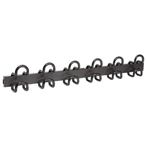 Attaccapanni da parete 6 appendini nero,