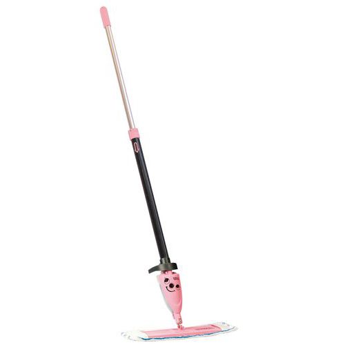 Spraymop Henry & Hetty Colore Rosa largh. 40 cm lungh. 140cm,