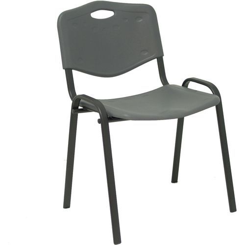 Sedia da riunione Robledo PVC grigio scuro,