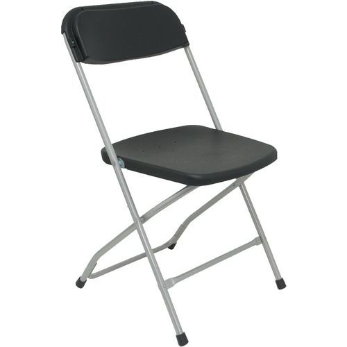 Sedia da riunione in PVC Viveros - Nera,