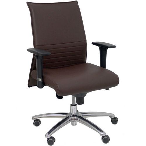 Sedia Albacete in similpelle - Marrone,,