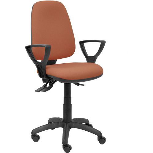 Sedia Tarancón con braccioli fissi - Marrone,,