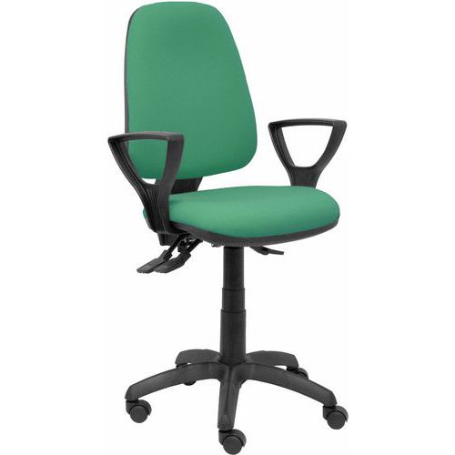 Sedia Tarancón con braccioli fissi - Verde smeraldo,