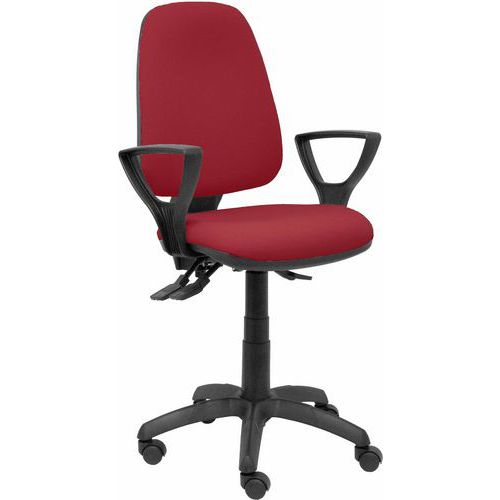 Sedia Tarancón con braccioli fissi - bordeaux,