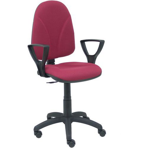 Sedia Algarra con braccio fisso contatto permanente - bordeaux,