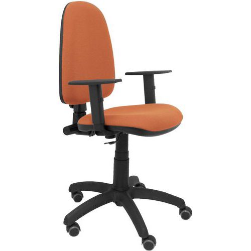 Sedia Ayna con braccio regolabile - Rotella in parquet - marrone,,