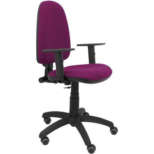 Sedia Ayna con braccio regolabile - ruota per parquet - viola,,