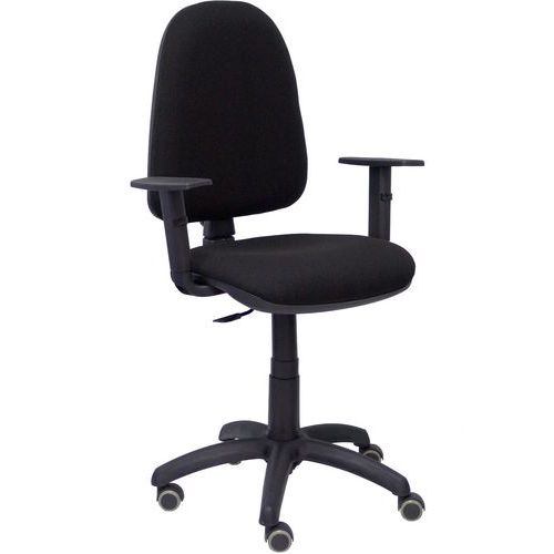 Sedia Ayna con braccio regolabile - ruota per parquet - nero,,