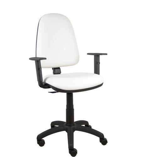 Poltrona regolabile Ayna in similpelle - bianca,