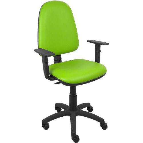 Poltrona regolabile in ecopelle Ayna - pistacchio,