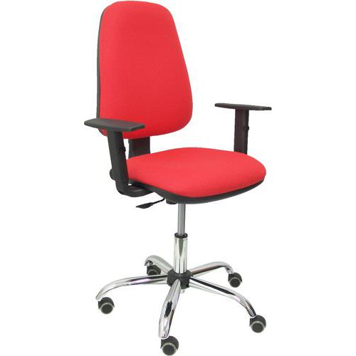 Sedia Socovos braccioli regolabili - Rosso,