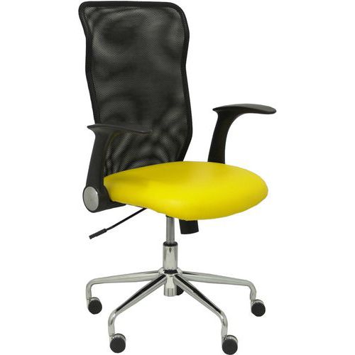 Sedia Minaya similpelle - Giallo,,