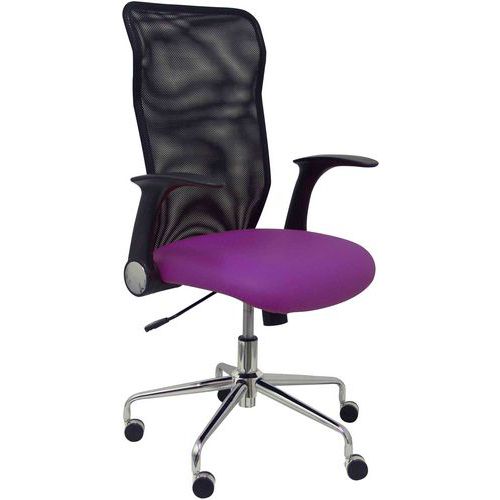 Sedia Minaya braccioli regolabili - Viola,,