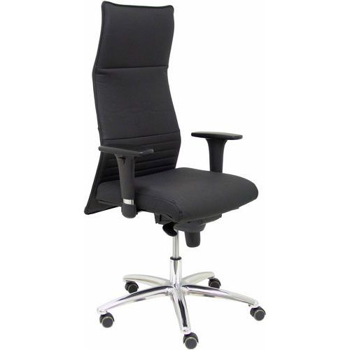 Poltrona direzionale Albacete XL in pelle - Nero,,