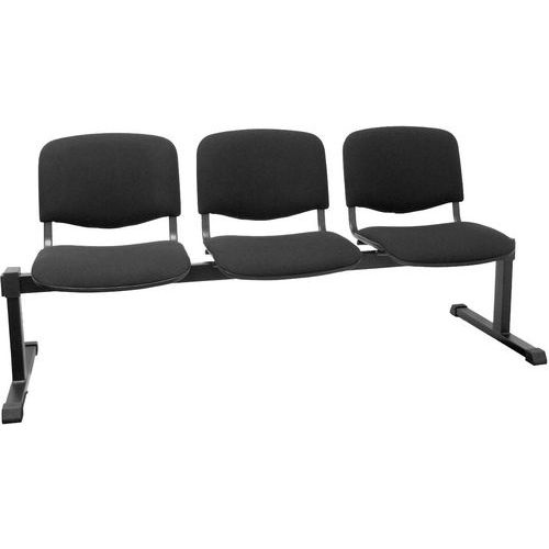 Sedia reception Alcaraz 3 posti - Nero,,