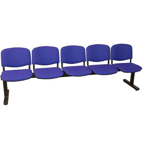 Sedia reception Alcaraz 5 posti - Blu,,
