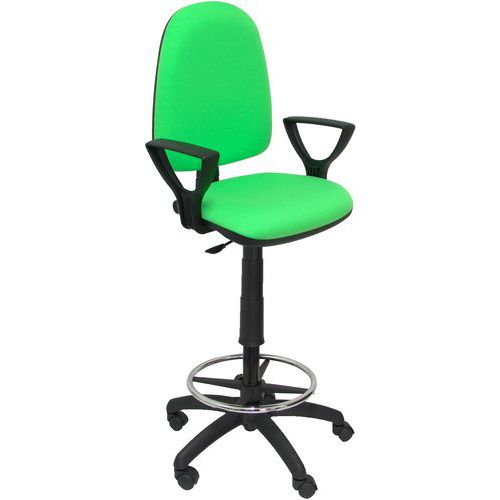 Sgabello Ayna a braccio fisso - Ruota in nylon - Pistacchio,