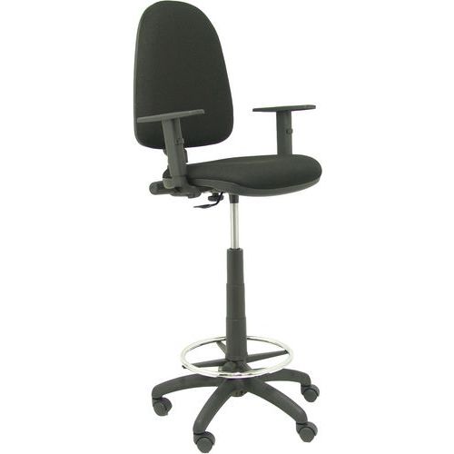 Sgabello Ayna con braccio regolabile nero,,