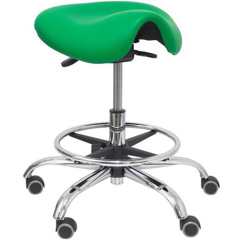 Sgabello Alatoz similpelle - verde,,